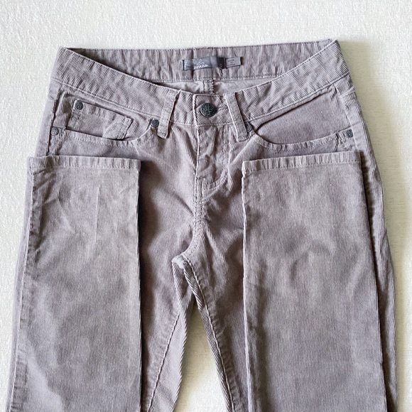 prAna Trinity Corduroy Pants Woman’s Size 0 Light Grey Casual Everyday Wear - Picture 5 of 16